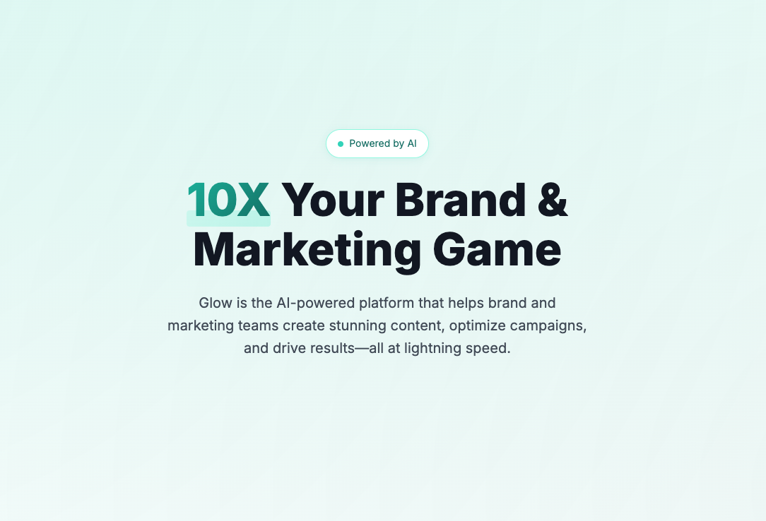 Glow - Brand & Marketing Platform
