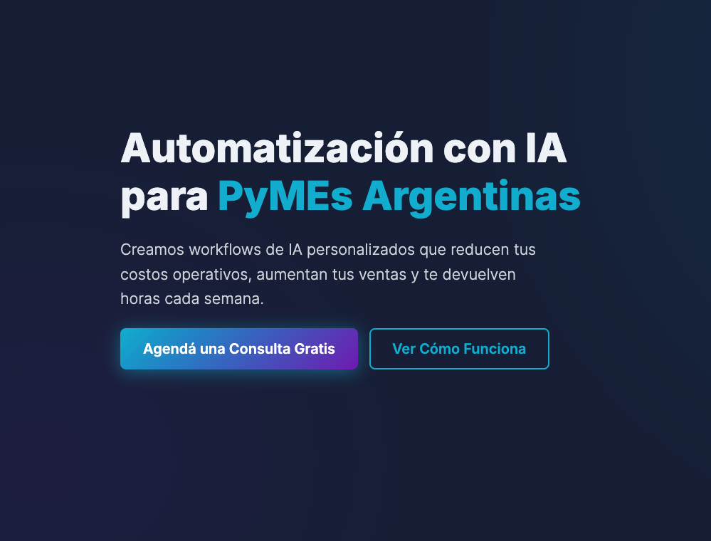 SimplementeIA - Automatizacion con IA para PyMEs